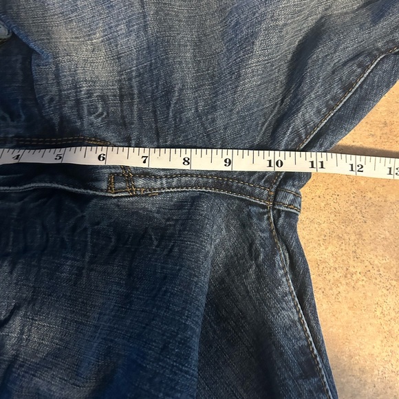 Levi’s jeans - selvedge denim medium blue factory faded/distressed 501 - Picture 11 of 14